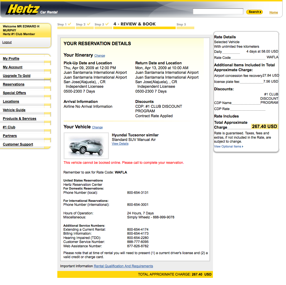 Hertz.com is a Waste